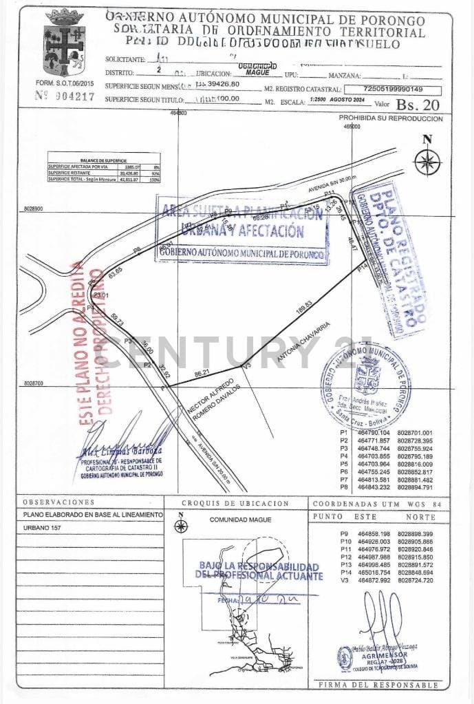 Foto de OPORTUNIDAD DE INVERSION Y DESARROLLO EN PORONGO