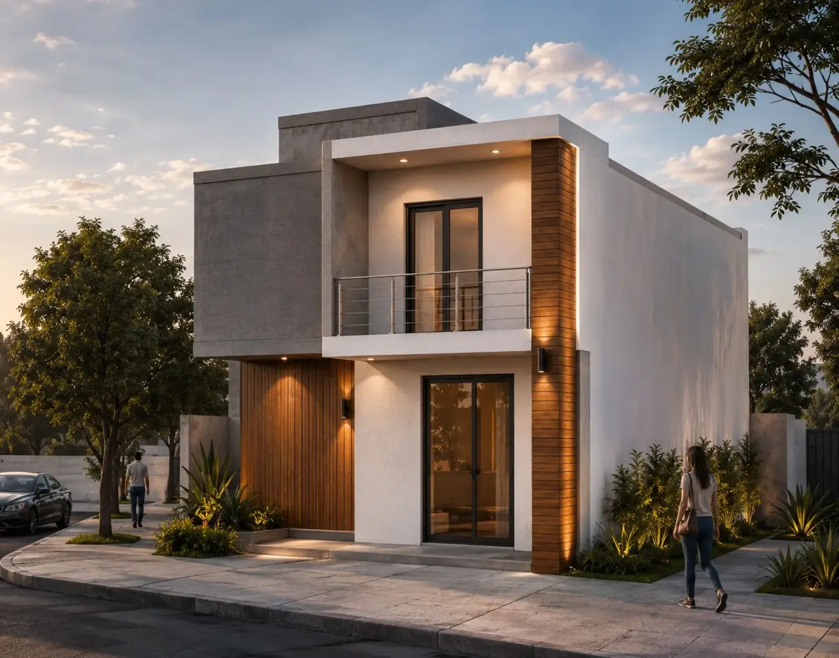 Foto de Moderna Casa Minimalista en Preventa | 3 Dormitorios | Barrio Nuevo Amanecer – Morros Blancos