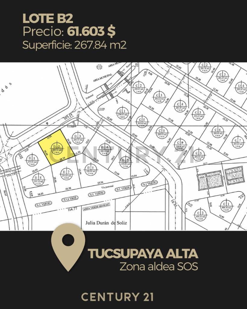 Foto de Lote B-2 en venta – Alto Tucsupaya, Zona Aldea Sos