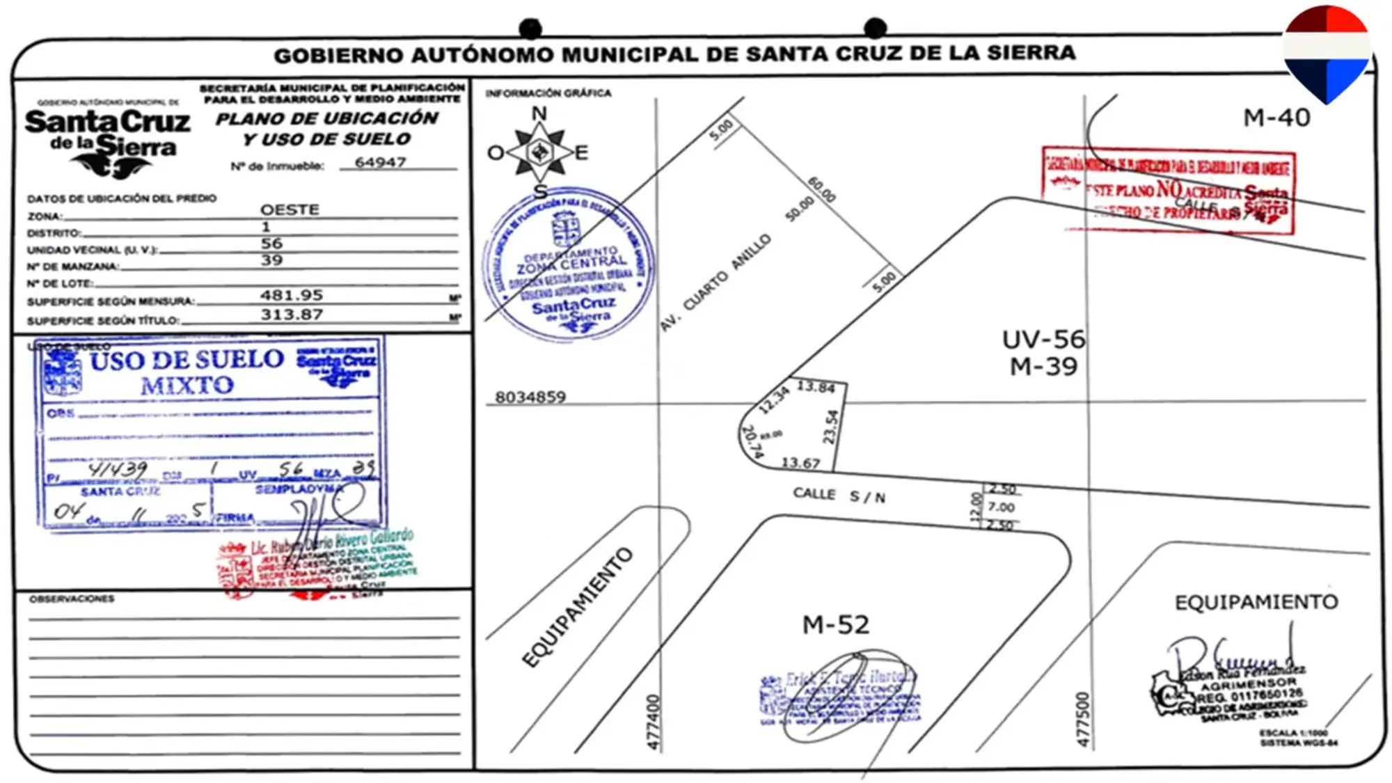 Foto de TERRENO EN ALQUILER - SOBRE 4TO ANILLO ENTRE BUSCH Y CENTENARIO