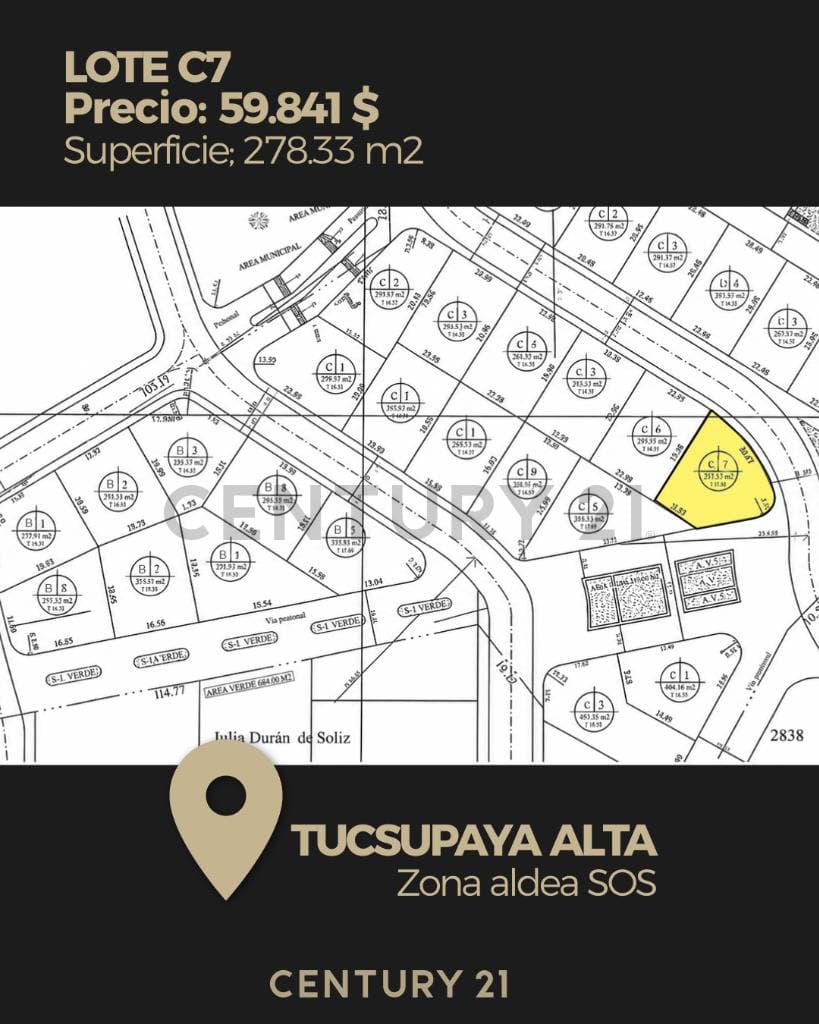 Foto de Lote C-7 en venta – Alto Tucsupaya, Zona Aldea Sos