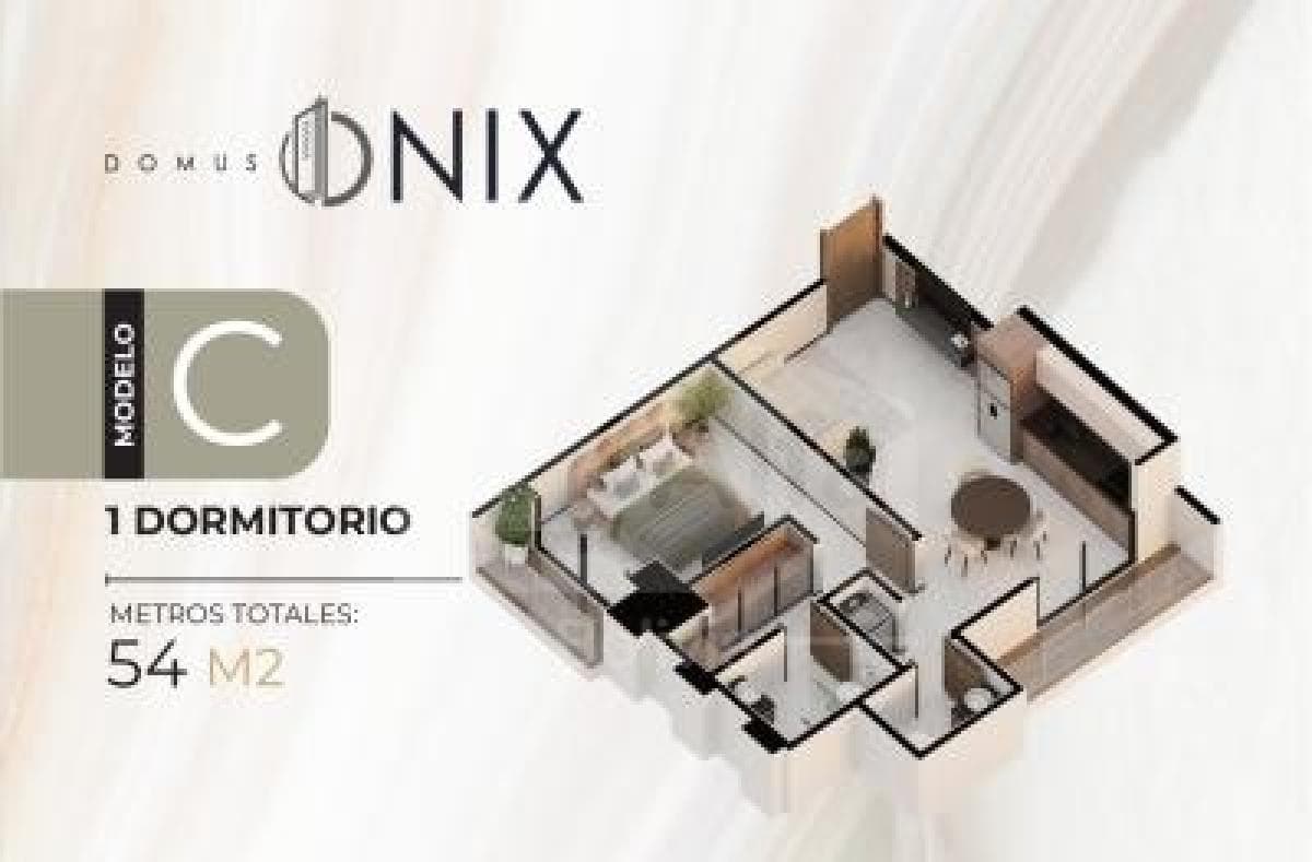 Foto de Domus Onix – Moderno Departamento de 1 Dormitorio